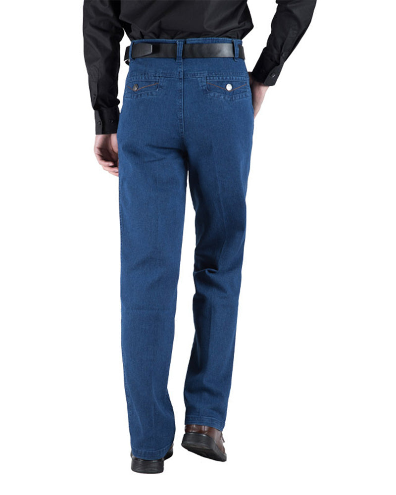 Jean Homme Classique Coupe Droite Extensible