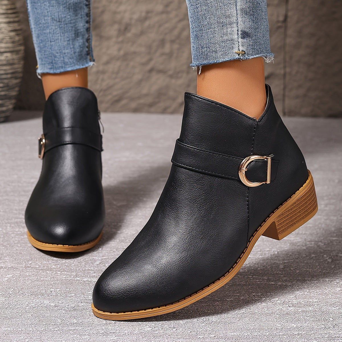 Amélina™ | Bottines confortables à boucle pour pieds sensibles