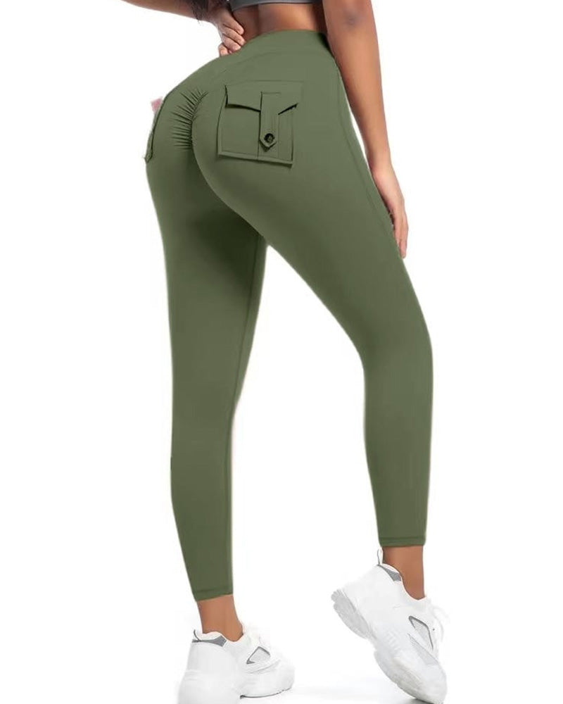 Pantalon Poche Unie Slim Fit Yoga