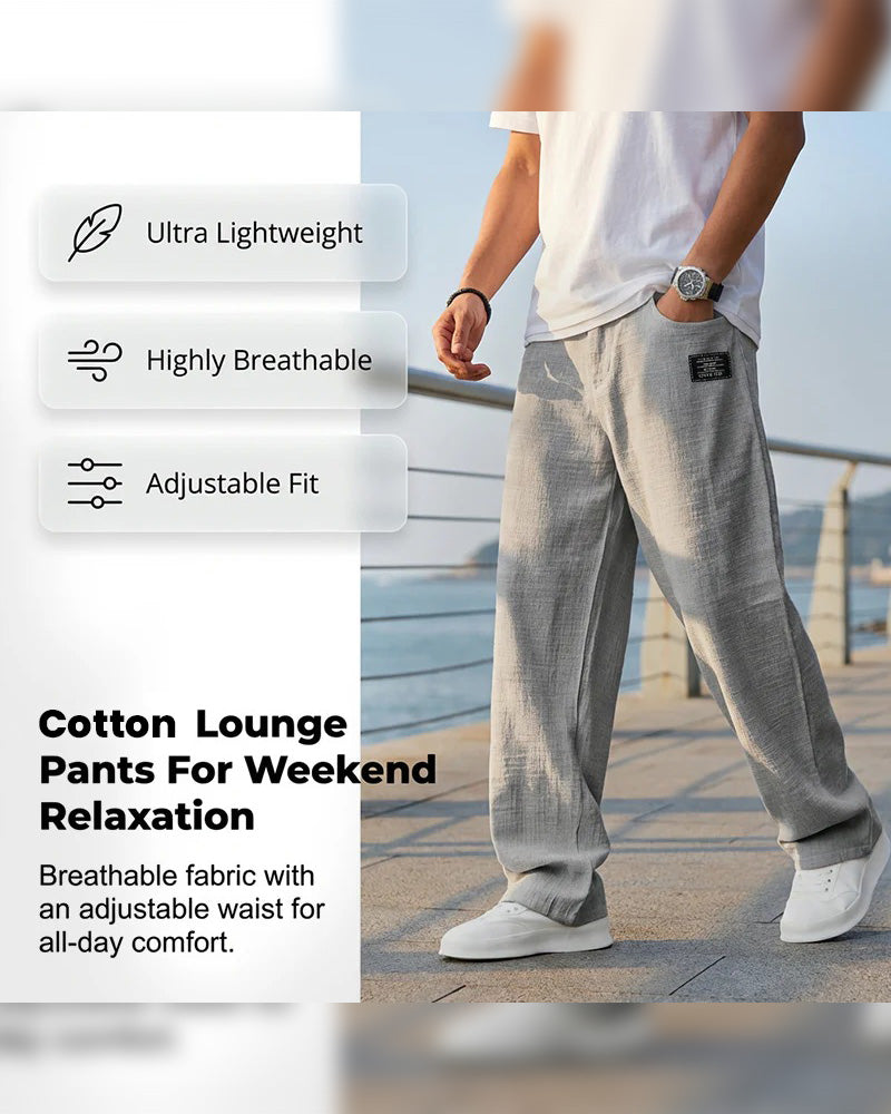 Pantalon Homme Respirant Jambe Droite