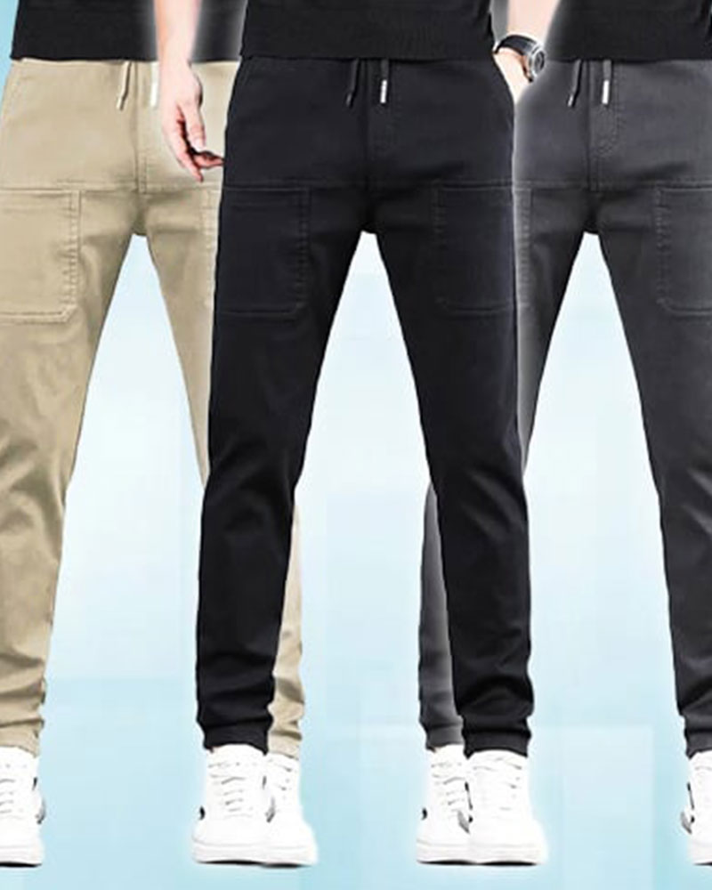 Multipants – Pantalon Cargo Extensible À Haute Élasticité, Multi-Poches Et Durable