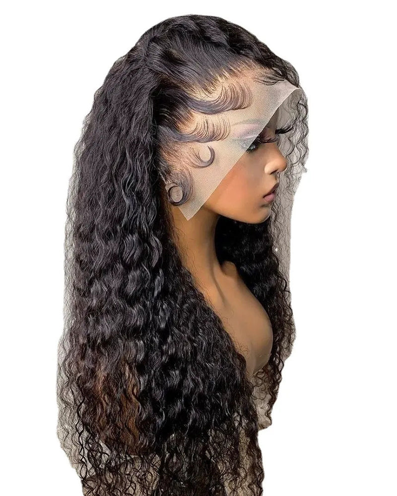 Perruque 26" Prêt à Porter Ondulations Ébouriffées Grands Cheveux Cheveux Bouclés