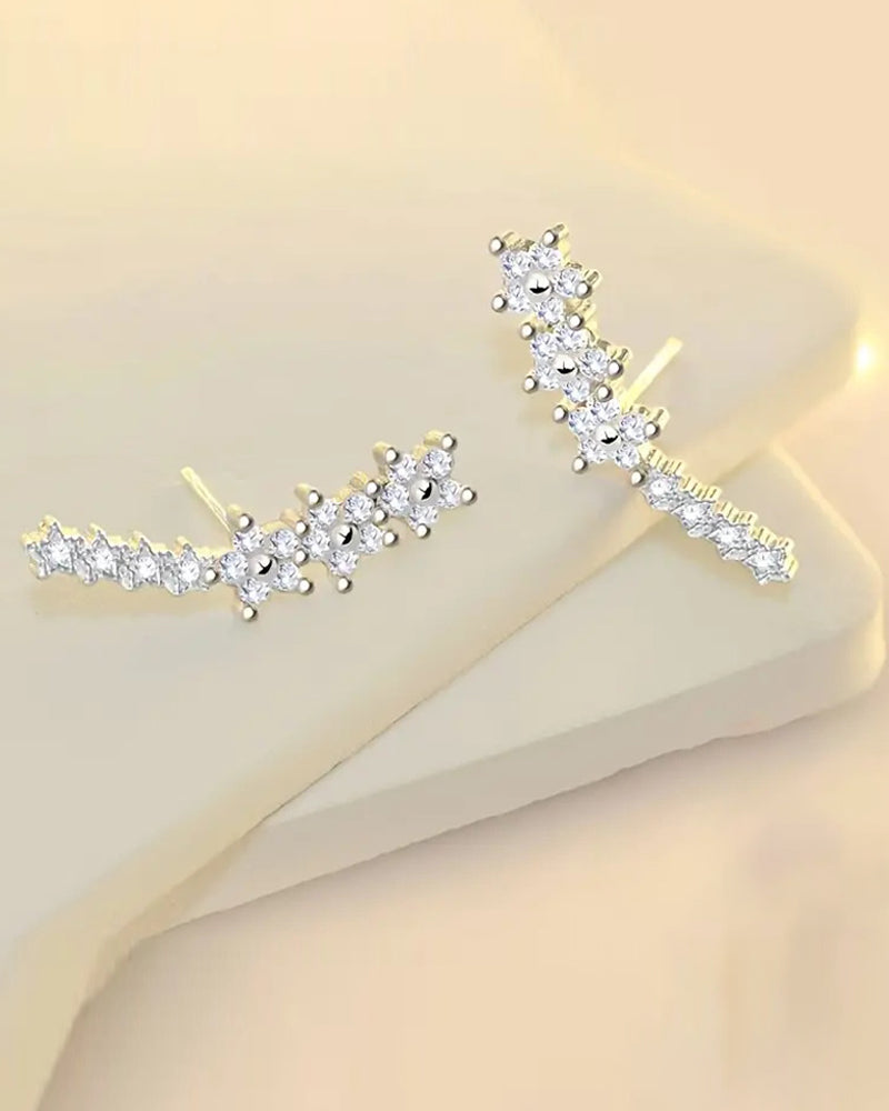 Boucles d'oreilles étoiles douces et élégantes
