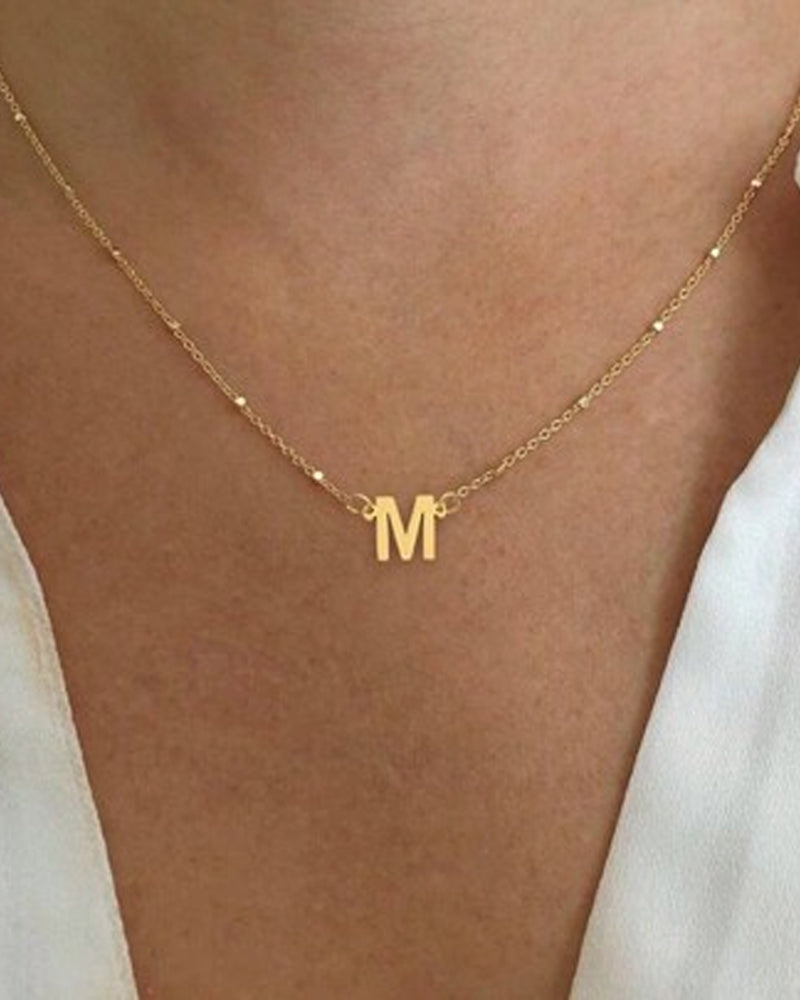 Collier exquis de 26 lettres