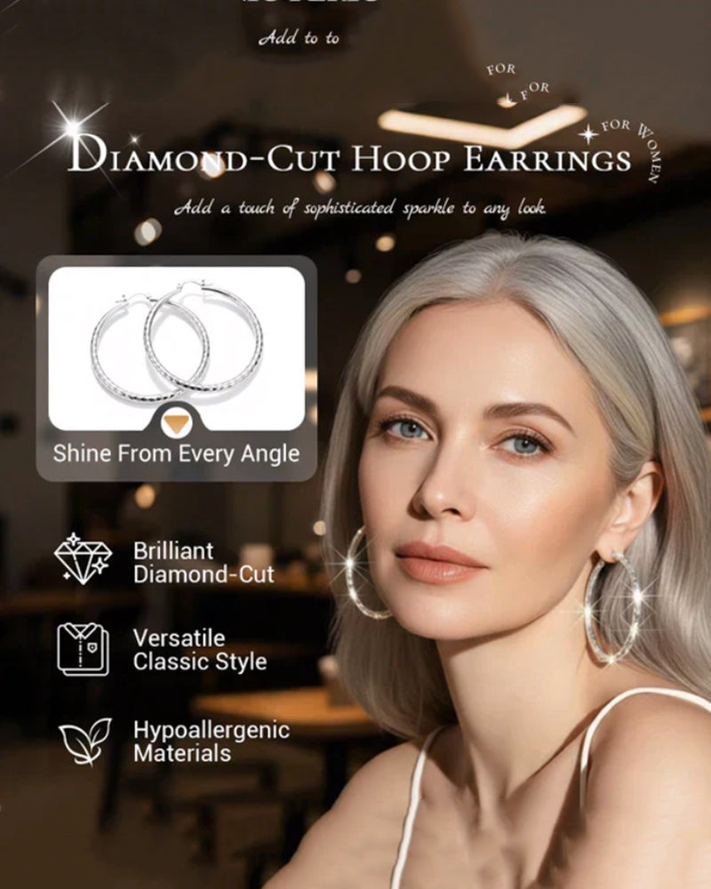 Boucles D'oreilles Femme Taille Diamant
