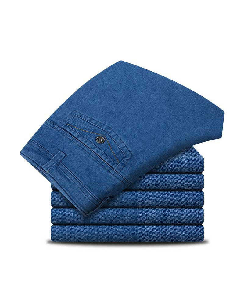 Jean Homme Classique Coupe Droite Extensible
