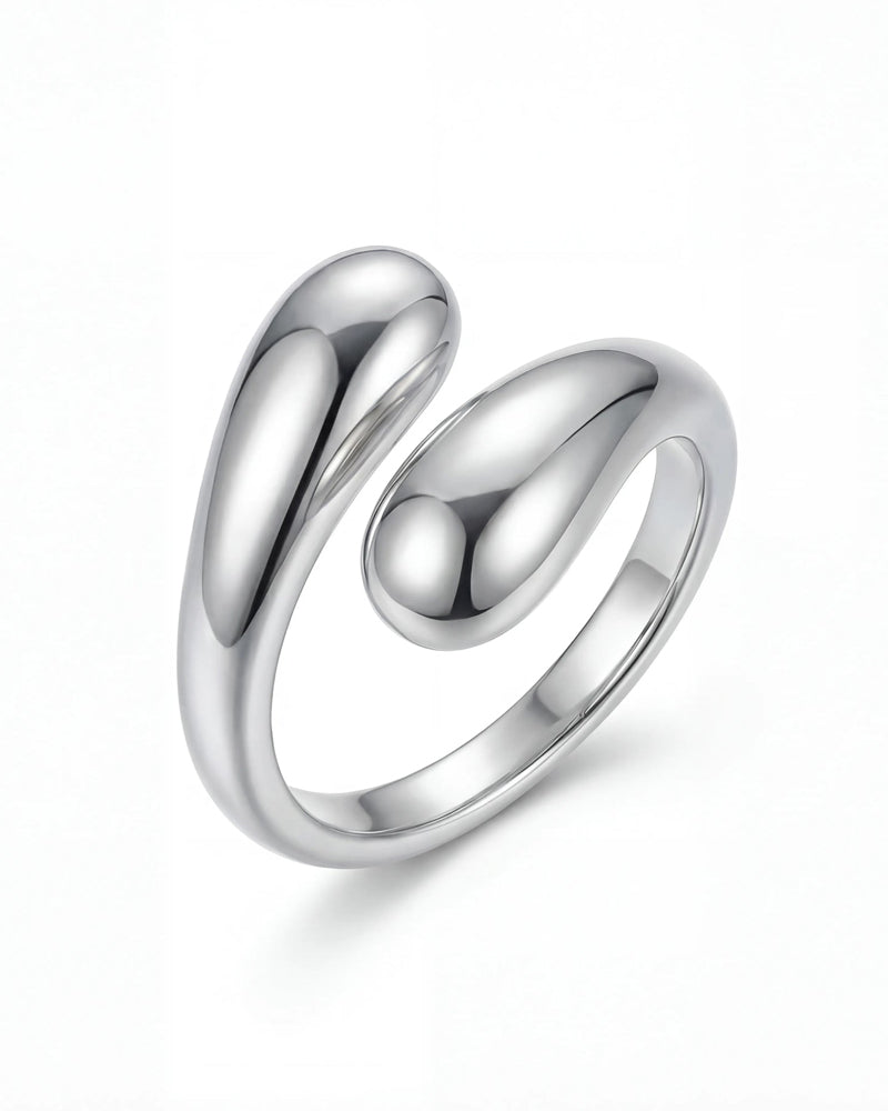 Bague Goutte D'Eau Irrégulière