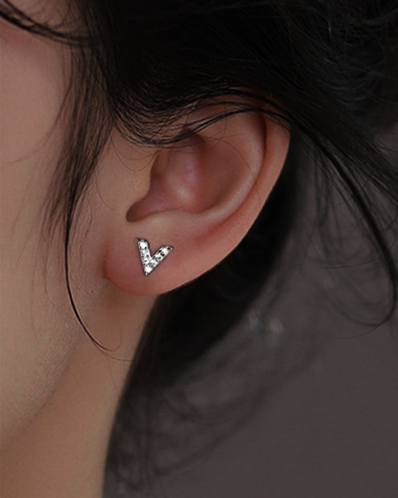 Boucles d'oreilles étoile en argent massif