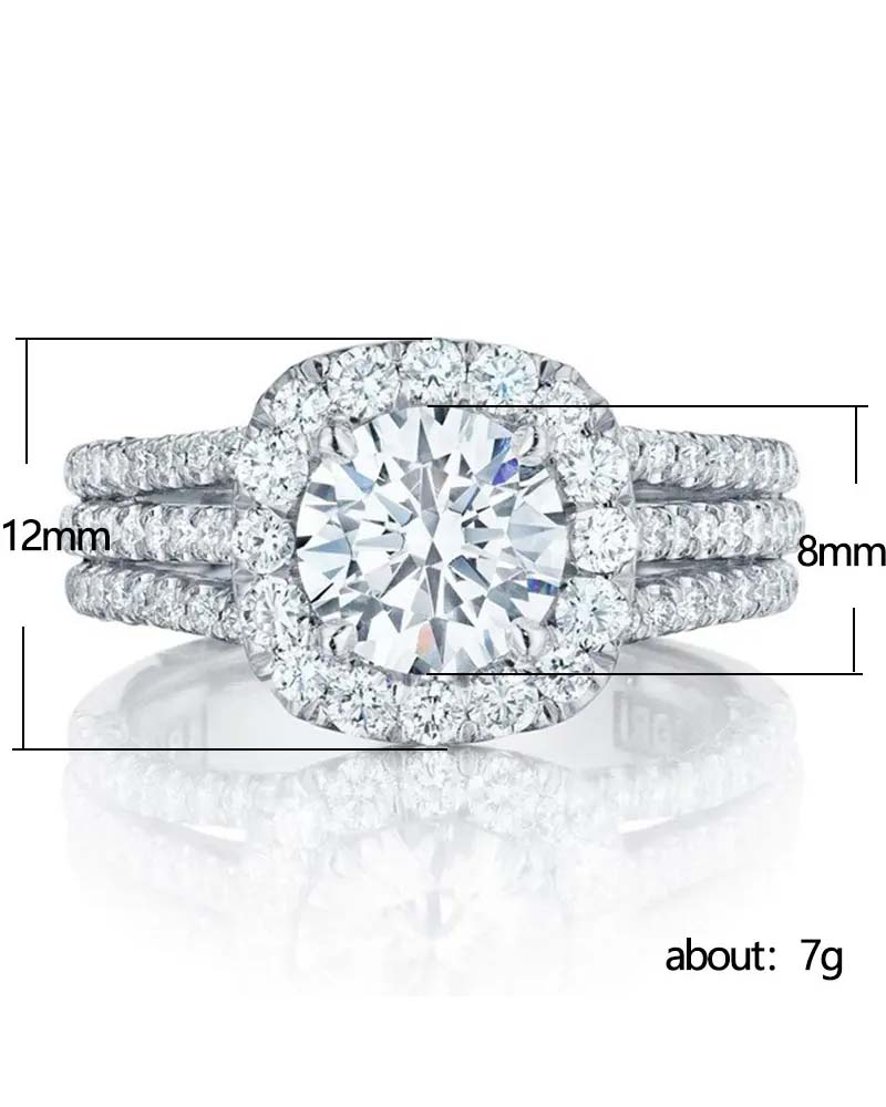 JJ CHIC Bague Full Pavé