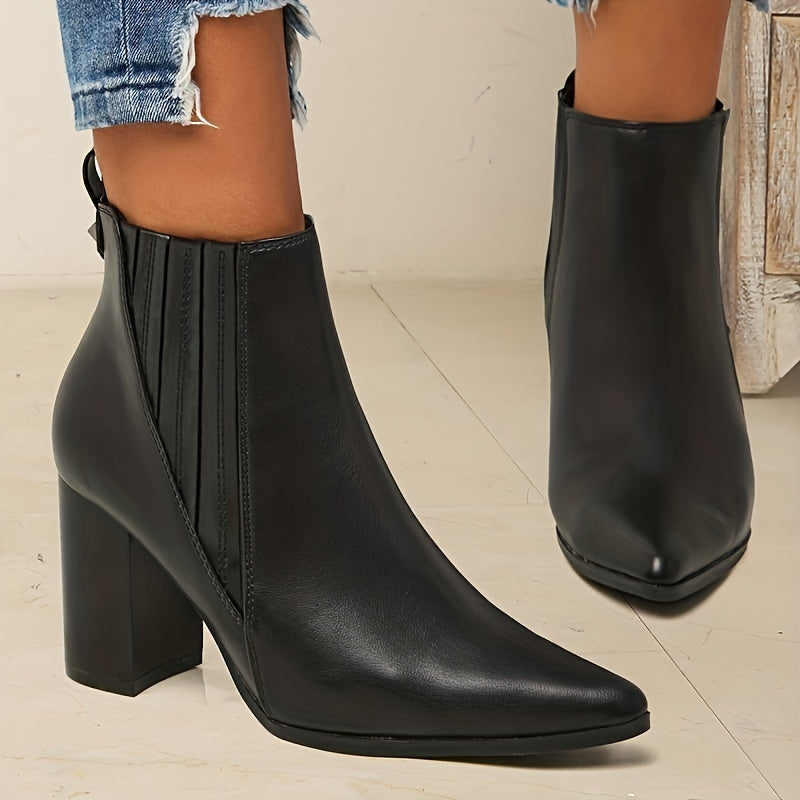 Eva™ | Bottines à talon carré élégantes et confortables