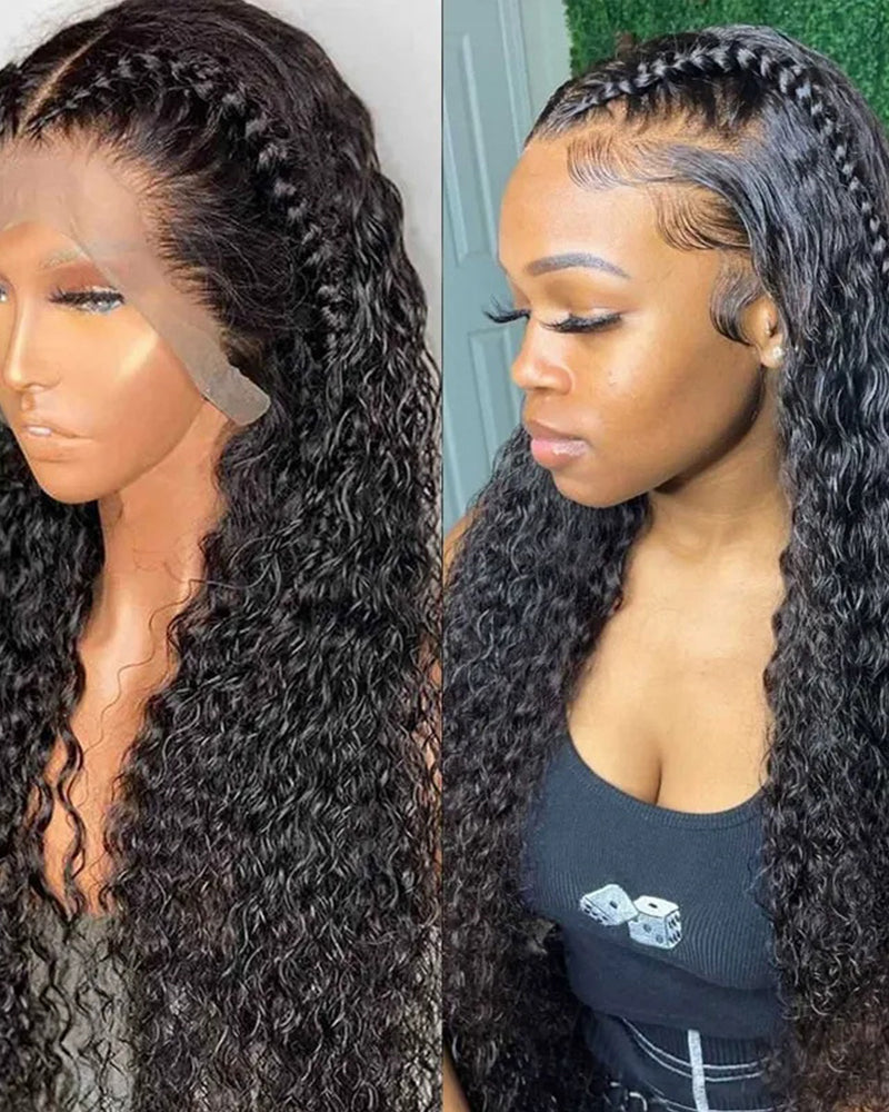 Perruque 26" Prêt à Porter Ondulations Ébouriffées Grands Cheveux Cheveux Bouclés