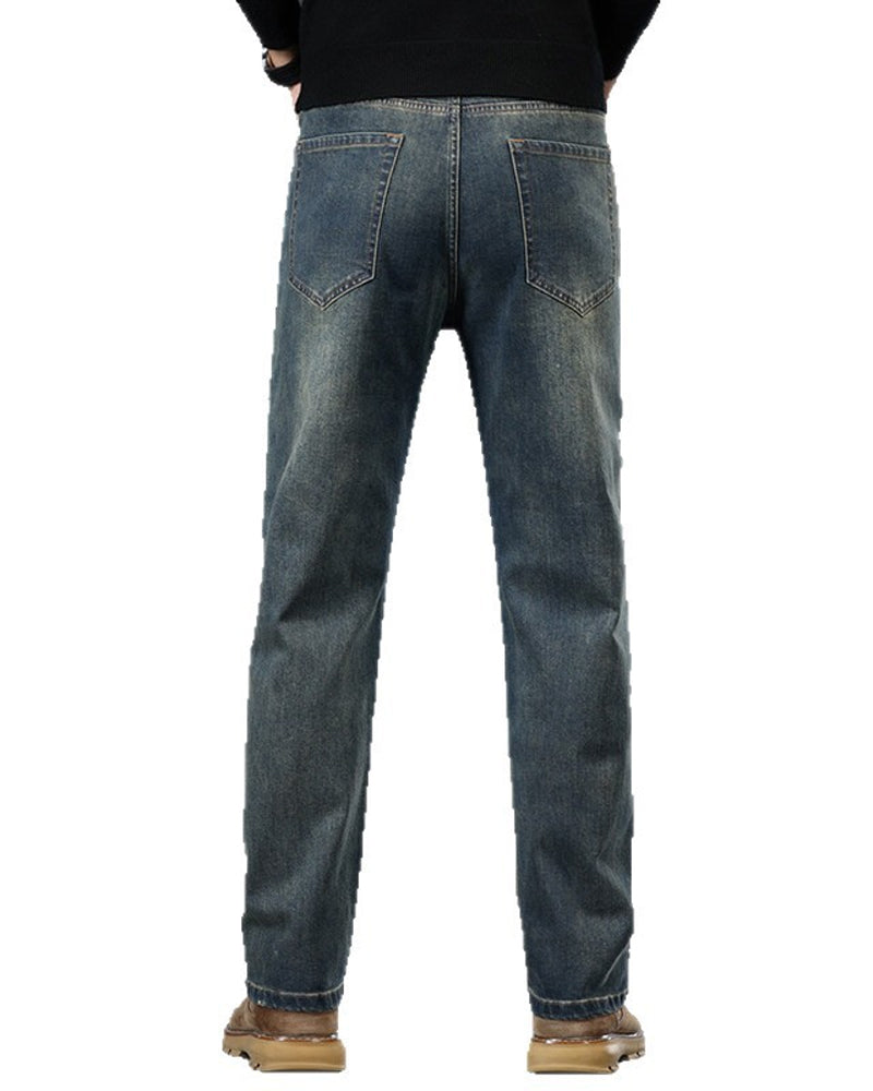 Pantalon Homme Taille Moyenne-Haute Vintage