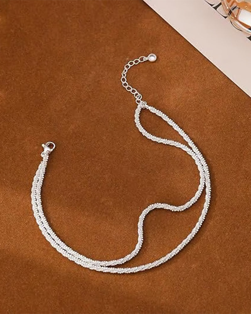 🏖️ Bracelets De Cheville Femme Kc Or & Argent Sterling