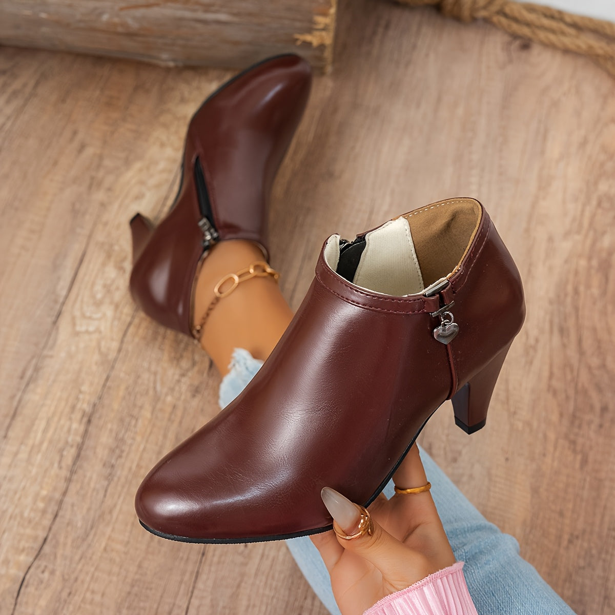 Florianne | Bottines Chic à Talon Confort