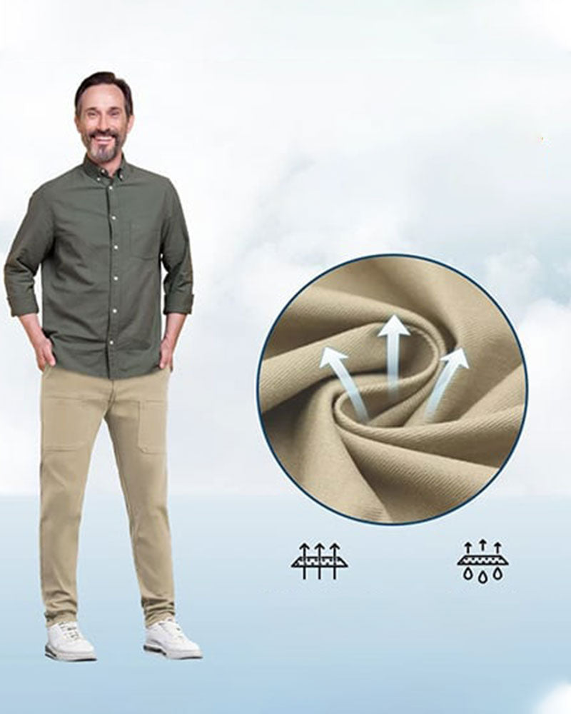 Multipants – Pantalon Cargo Extensible À Haute Élasticité, Multi-Poches Et Durable