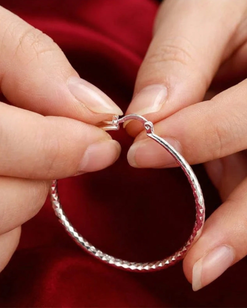 Boucles D'oreilles Femme Taille Diamant