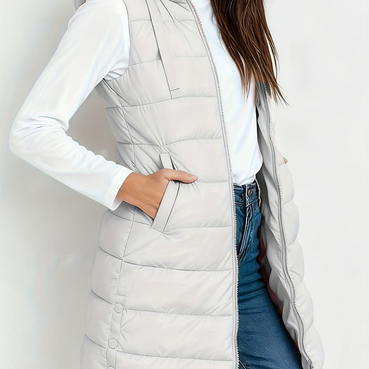 Célestine | Gilet d’hiver matelassé