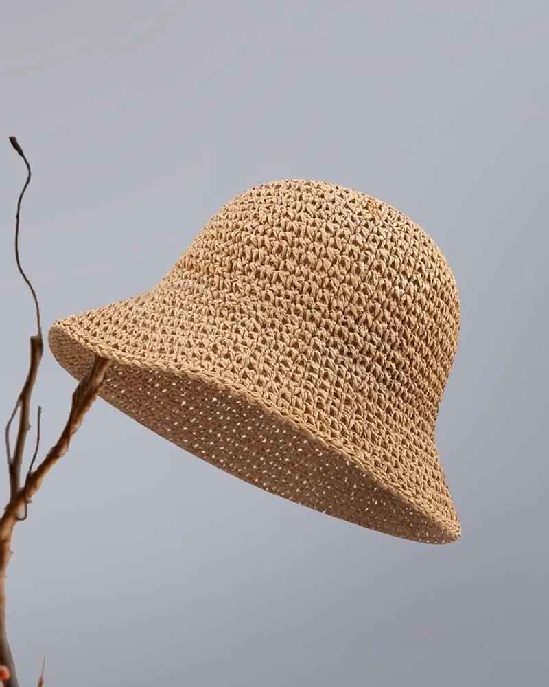 Chapeau Extérieur Tressé Paille