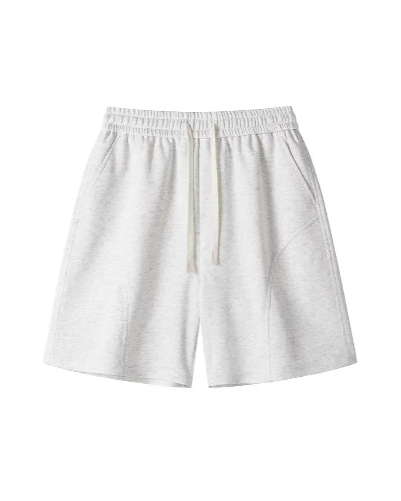 Short Décontracté Jambe Droite Cordon De Serrage Bermuda