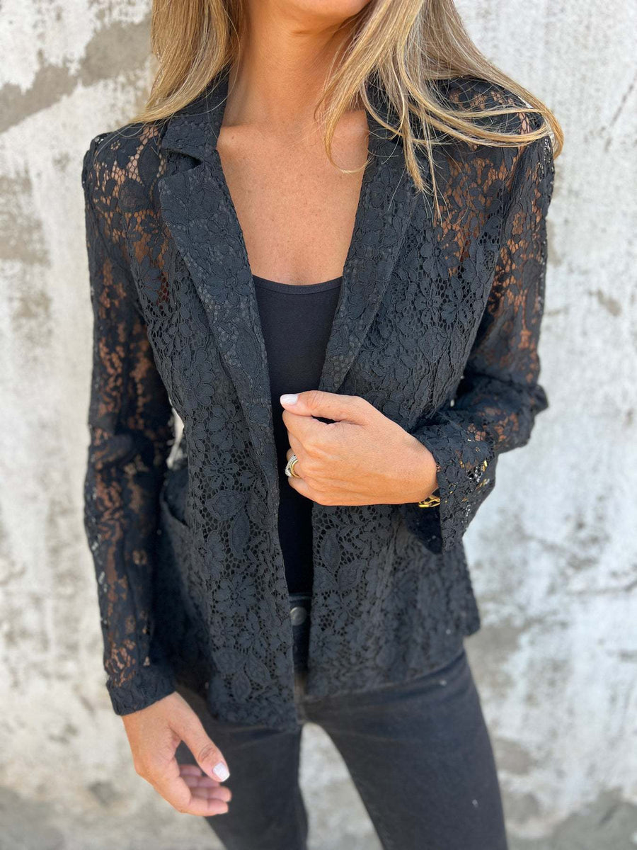 Lena | Blazer en dentelle transparente