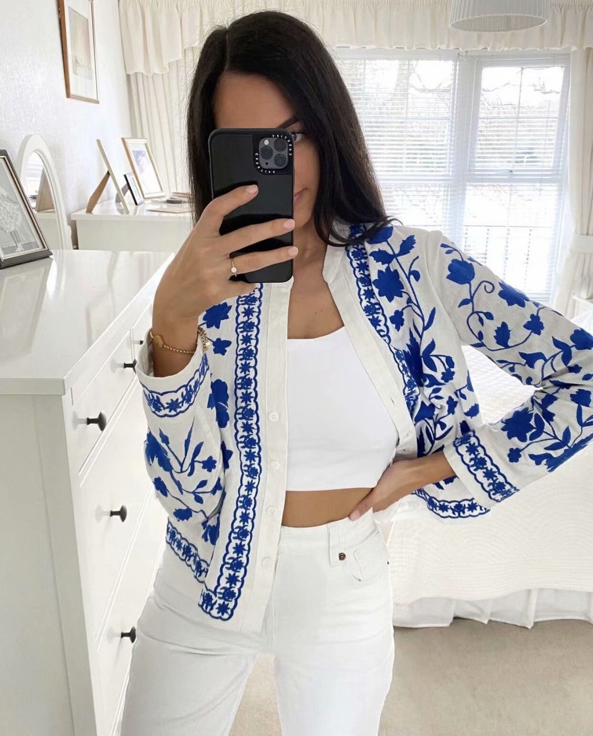 Hélène | Blouse brodée à l'esprit bohème