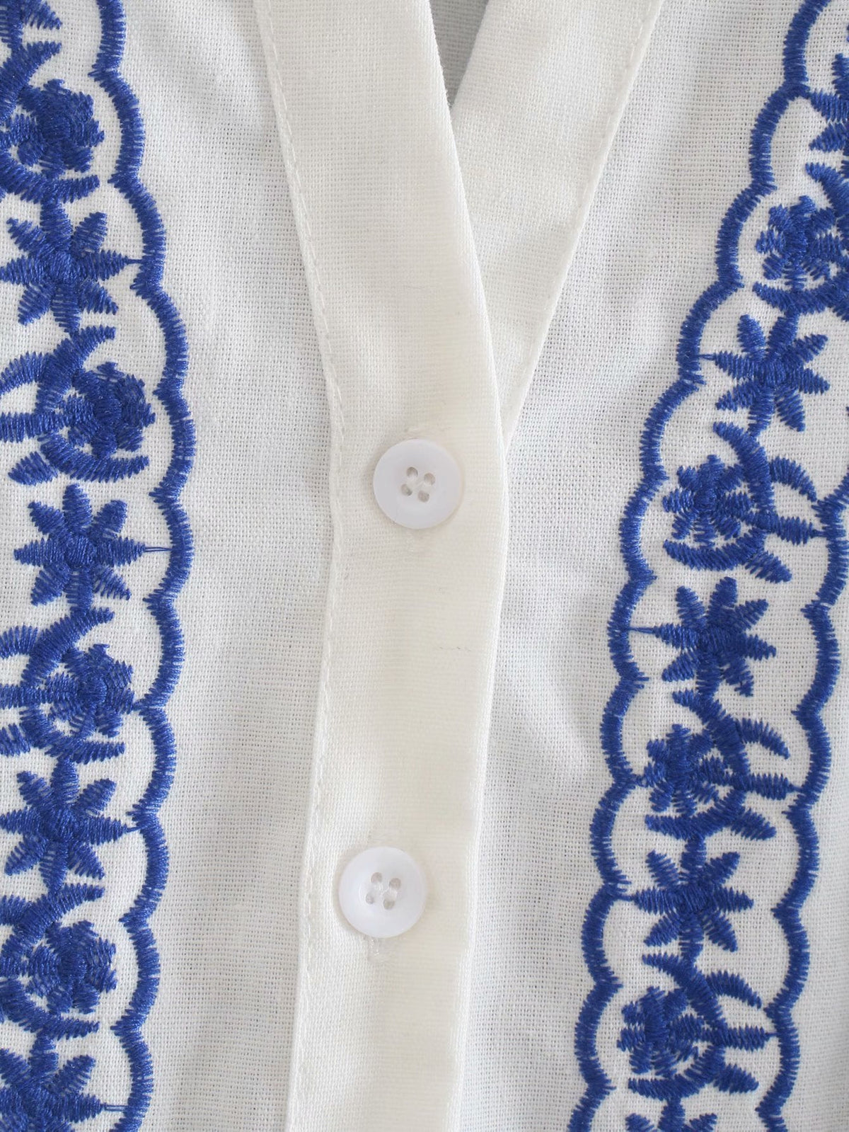 Hélène | Blouse brodée à l'esprit bohème