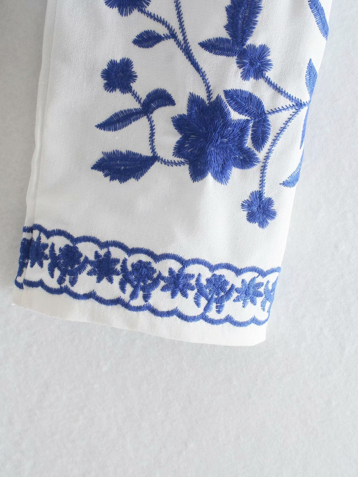 Hélène | Blouse brodée à l'esprit bohème