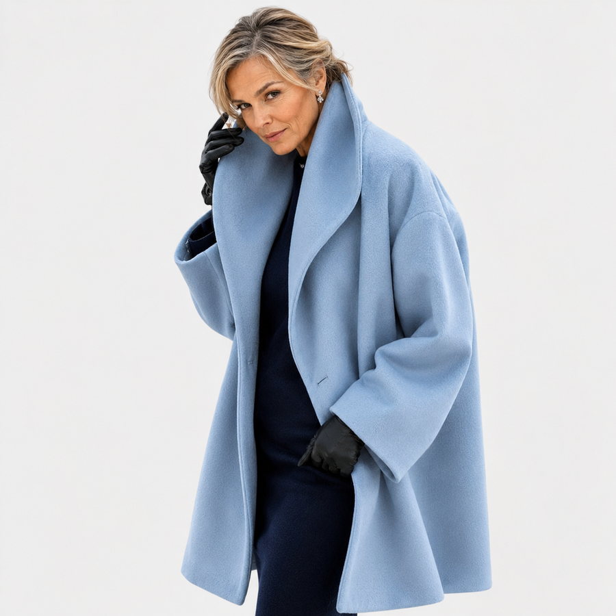Aurélie | Manteau oversize hiver col large
