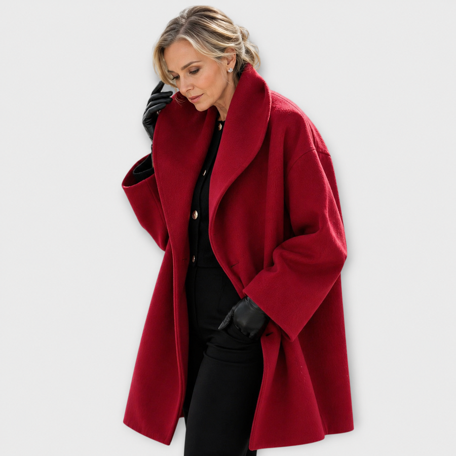 Aurélie | Manteau oversize hiver col large