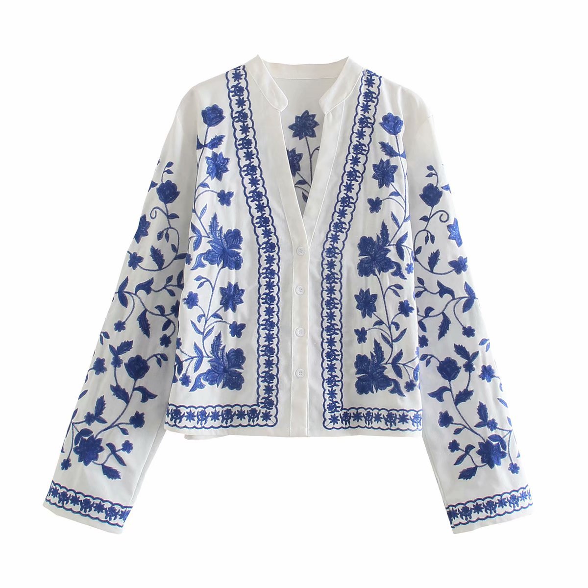 Hélène | Blouse brodée à l'esprit bohème