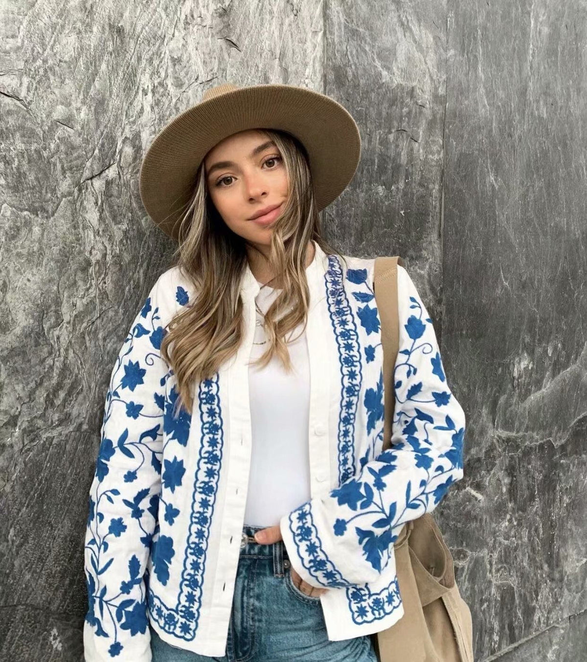 Hélène | Blouse brodée à l'esprit bohème