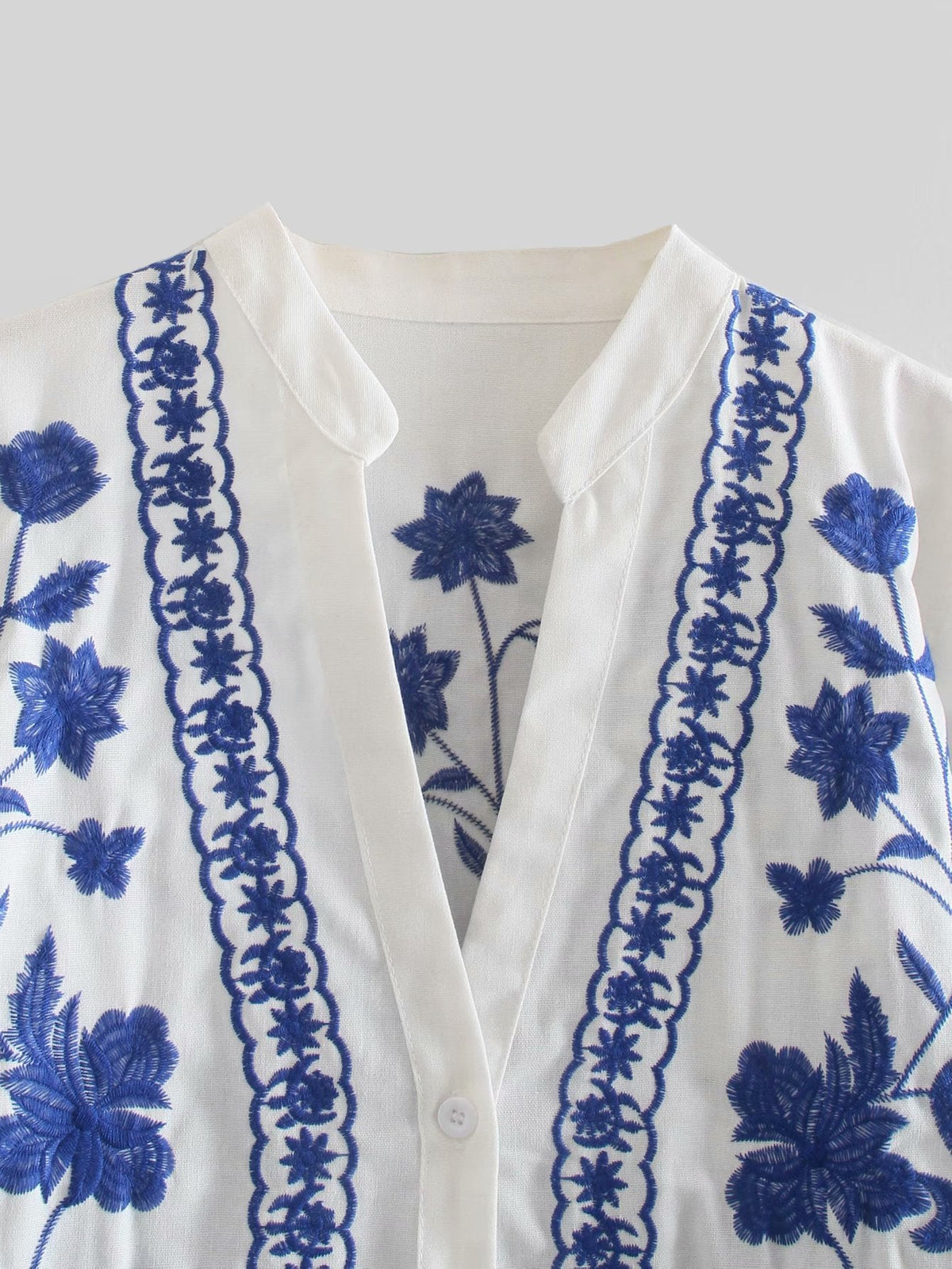 Hélène | Blouse brodée à l'esprit bohème