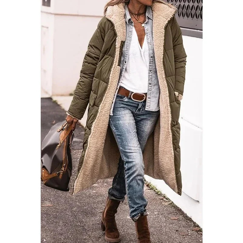 Isabelle | Manteau long hiver élégant