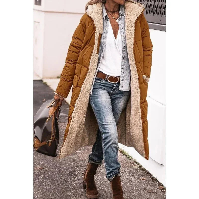Isabelle | Manteau long hiver élégant