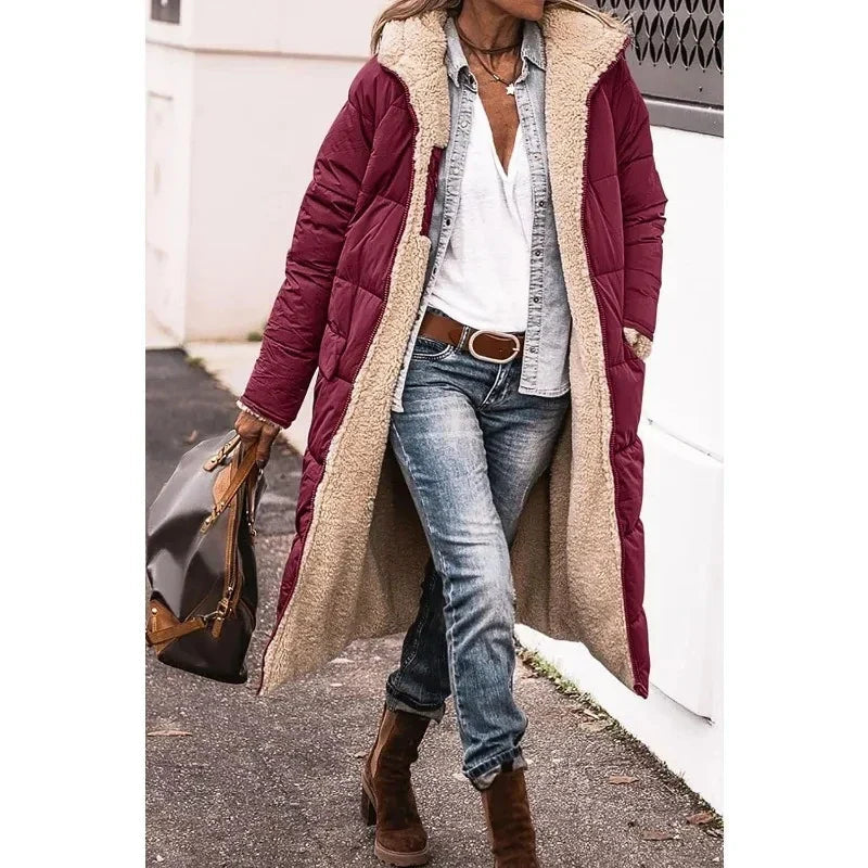 Isabelle | Manteau long hiver élégant