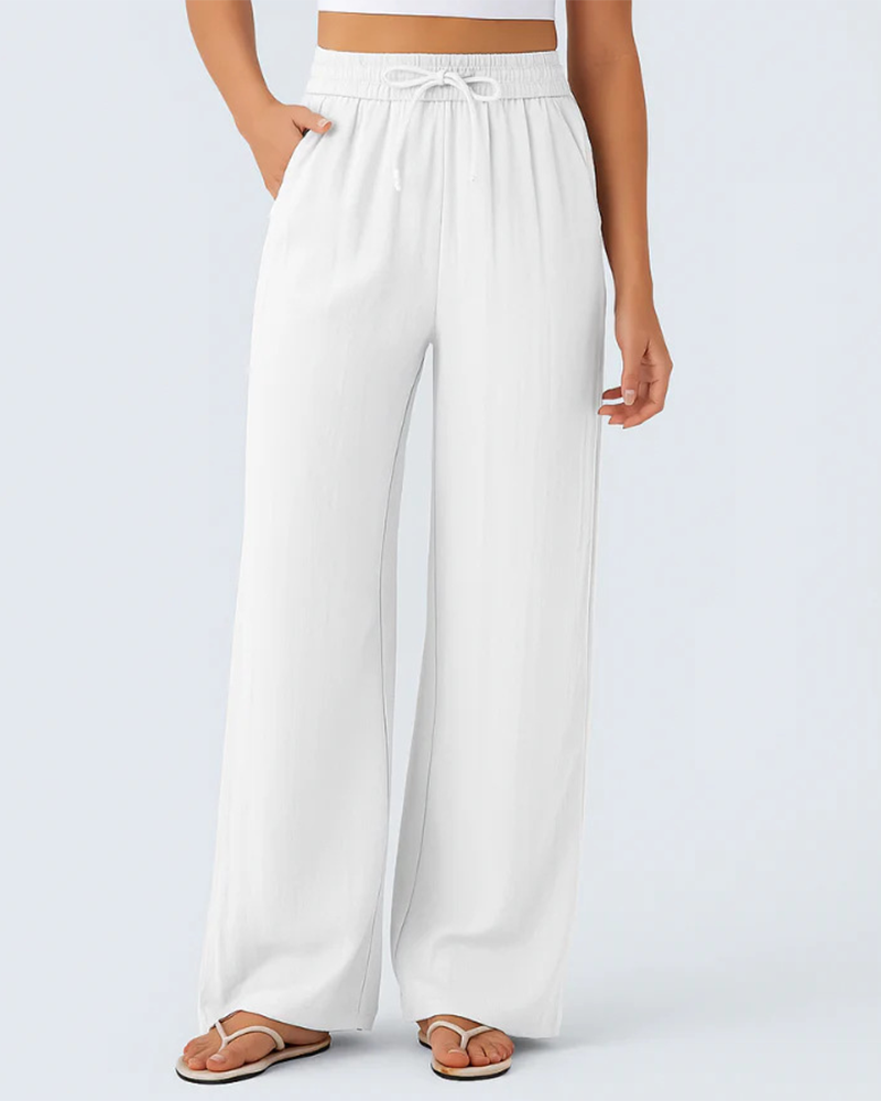 Pantalon Poche Latérale Lacé