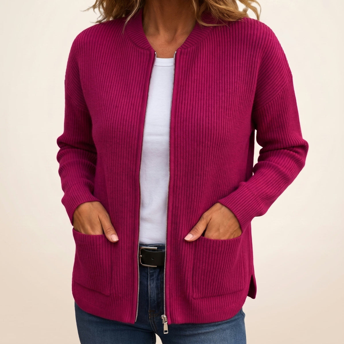 Bérénice | Cardigan cocooning à poches profondes