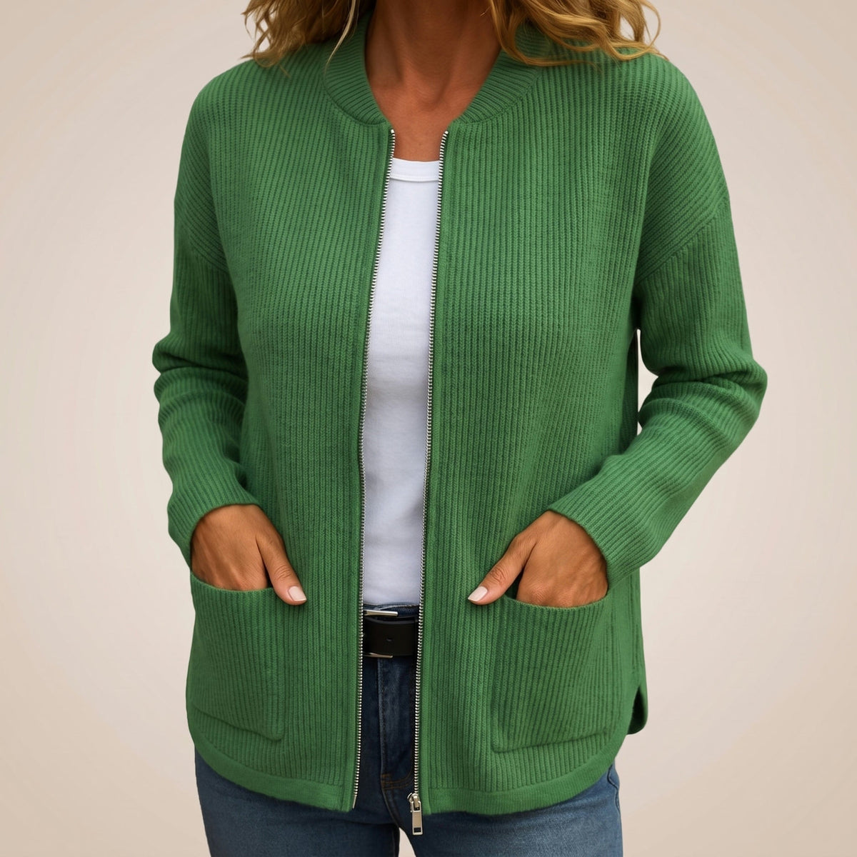 Bérénice | Cardigan cocooning à poches profondes