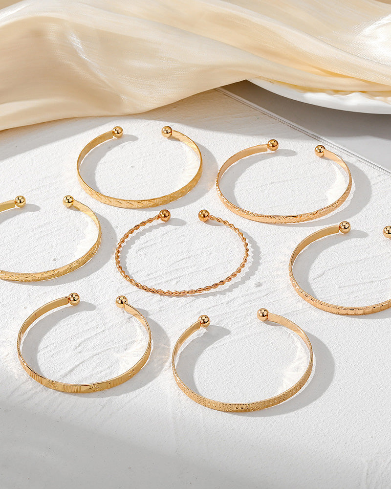 Bracelet étoile à six branches lot de 7 pièces