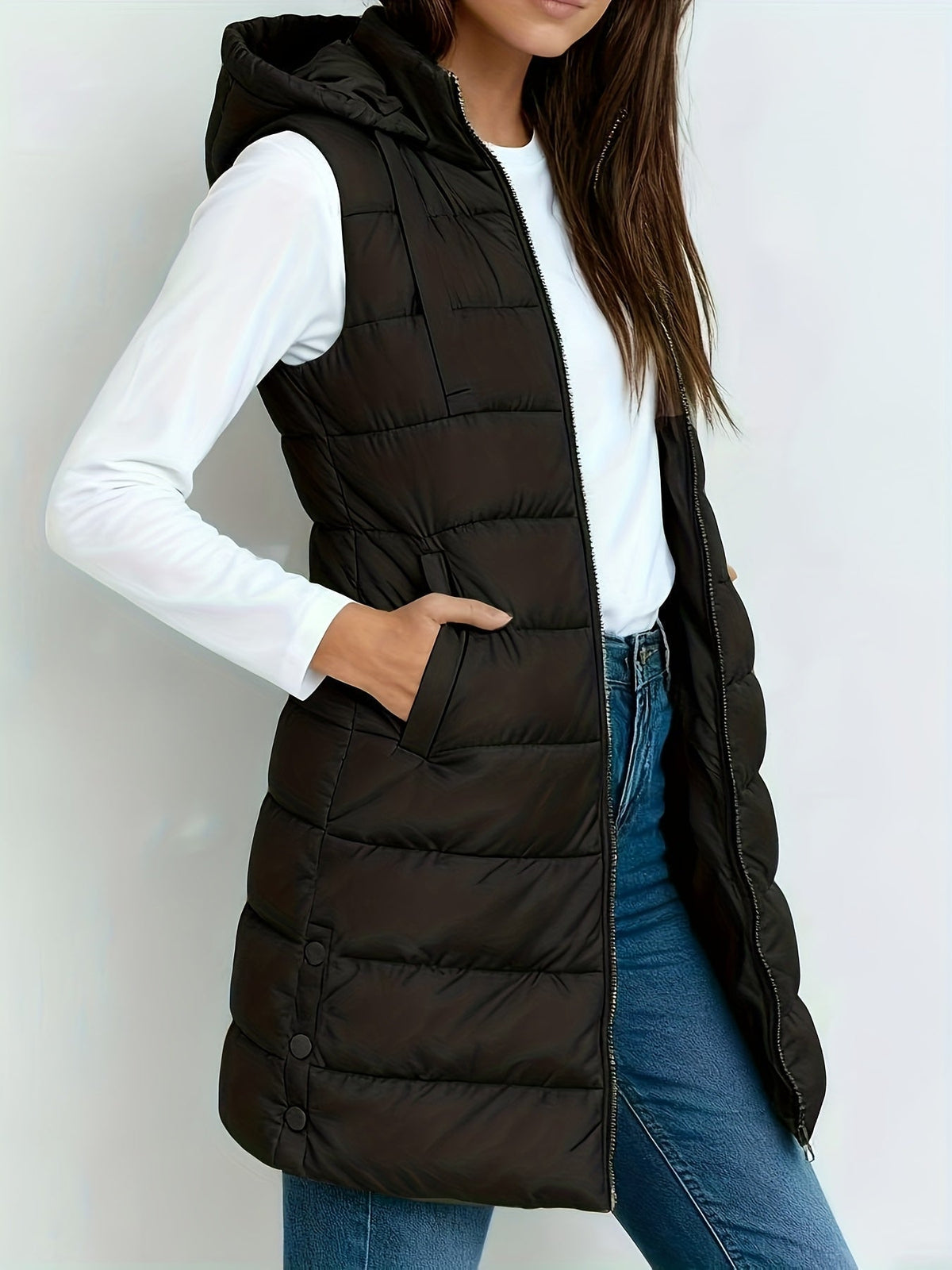 Célestine | Gilet d’hiver matelassé