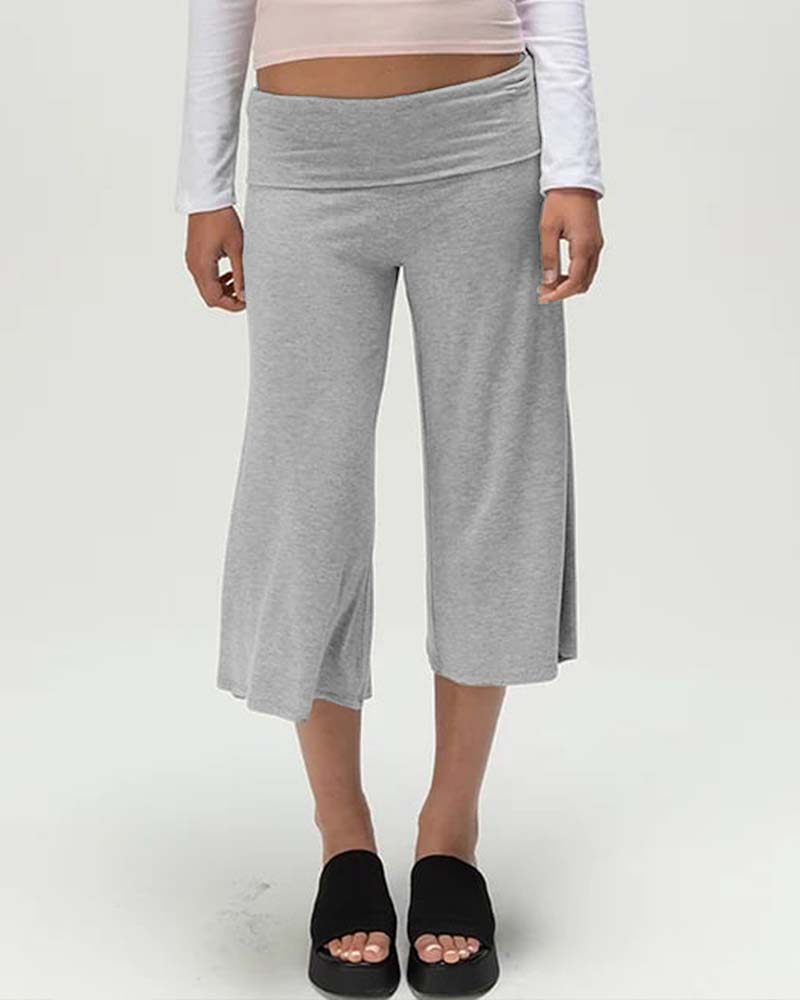 Pantalon Unie Bermuda Décontracté