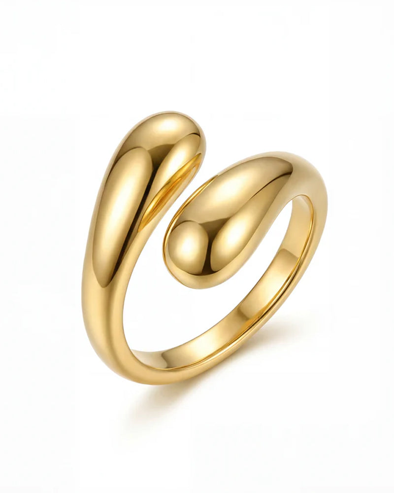 Bague Goutte D'Eau Irrégulière