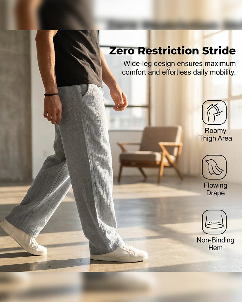 Pantalon Homme Respirant Jambe Droite