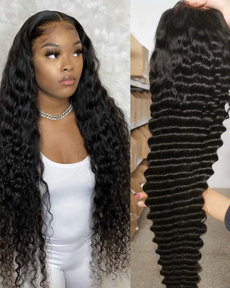 Perruque 26" Prêt à Porter Ondulations Ébouriffées Grands Cheveux Cheveux Bouclés