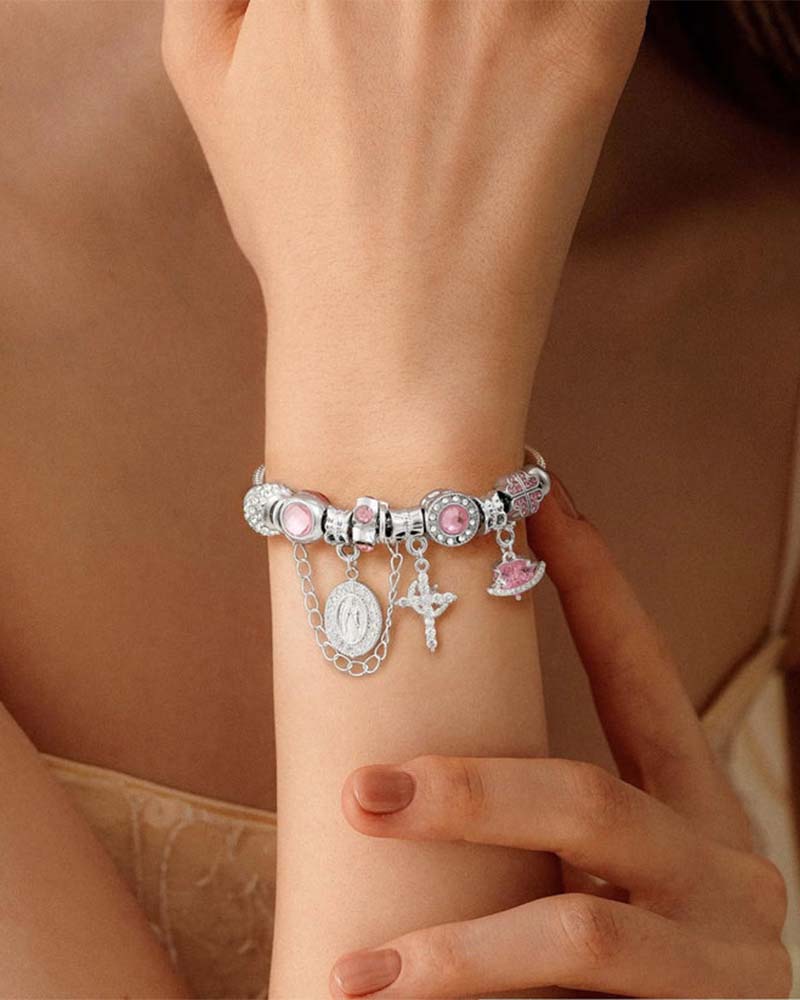 Bracelet Aurora Multi-Éléments Chaîne