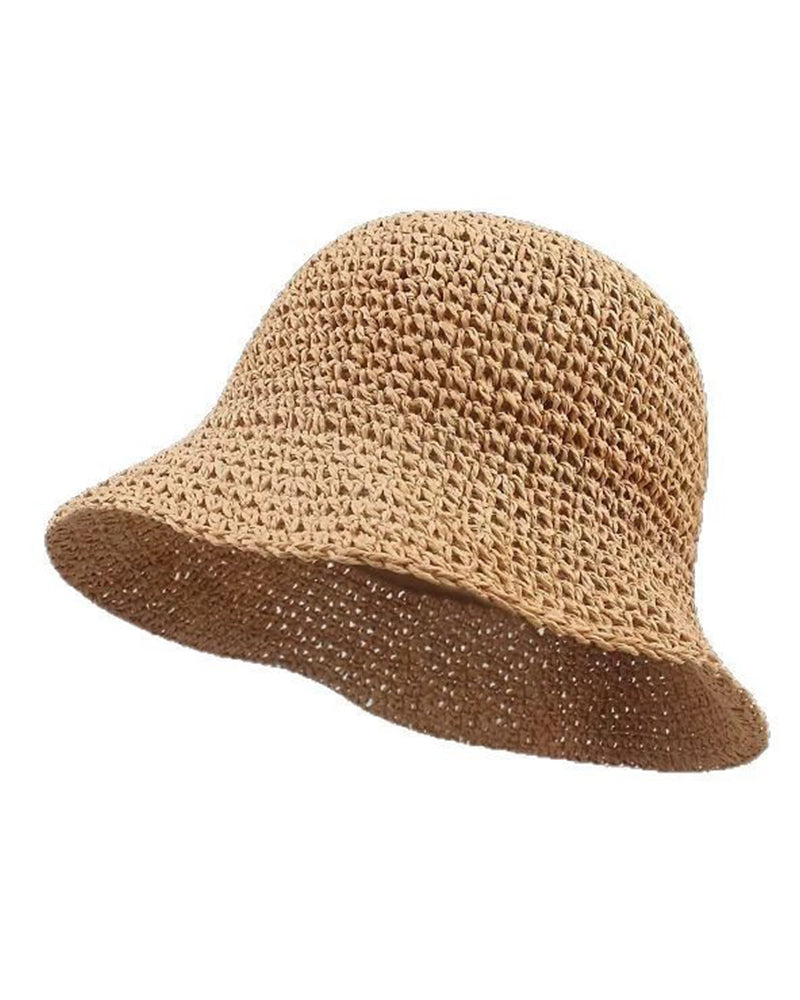 Chapeau Extérieur Tressé Paille
