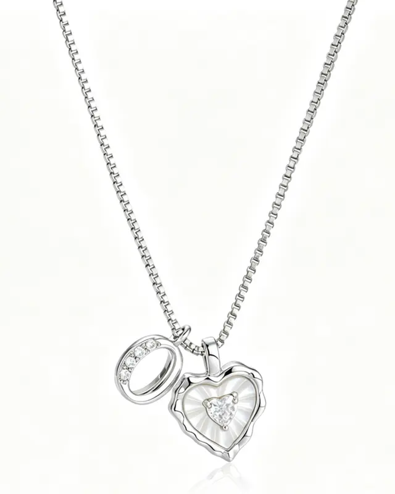 A–Z Micro-Pavé Lettre Initiale Pendentif Collier